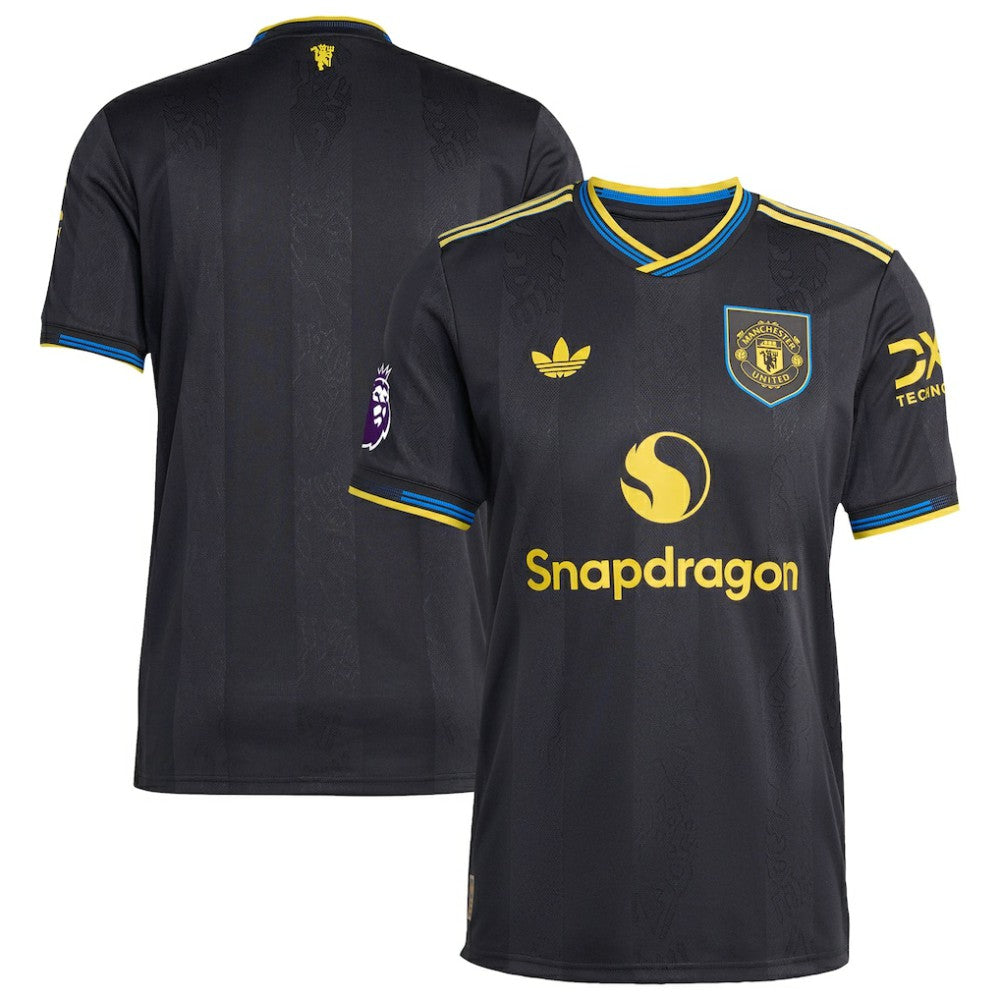 Manchester United 2025/26 Third Jersey Black | Adidas
