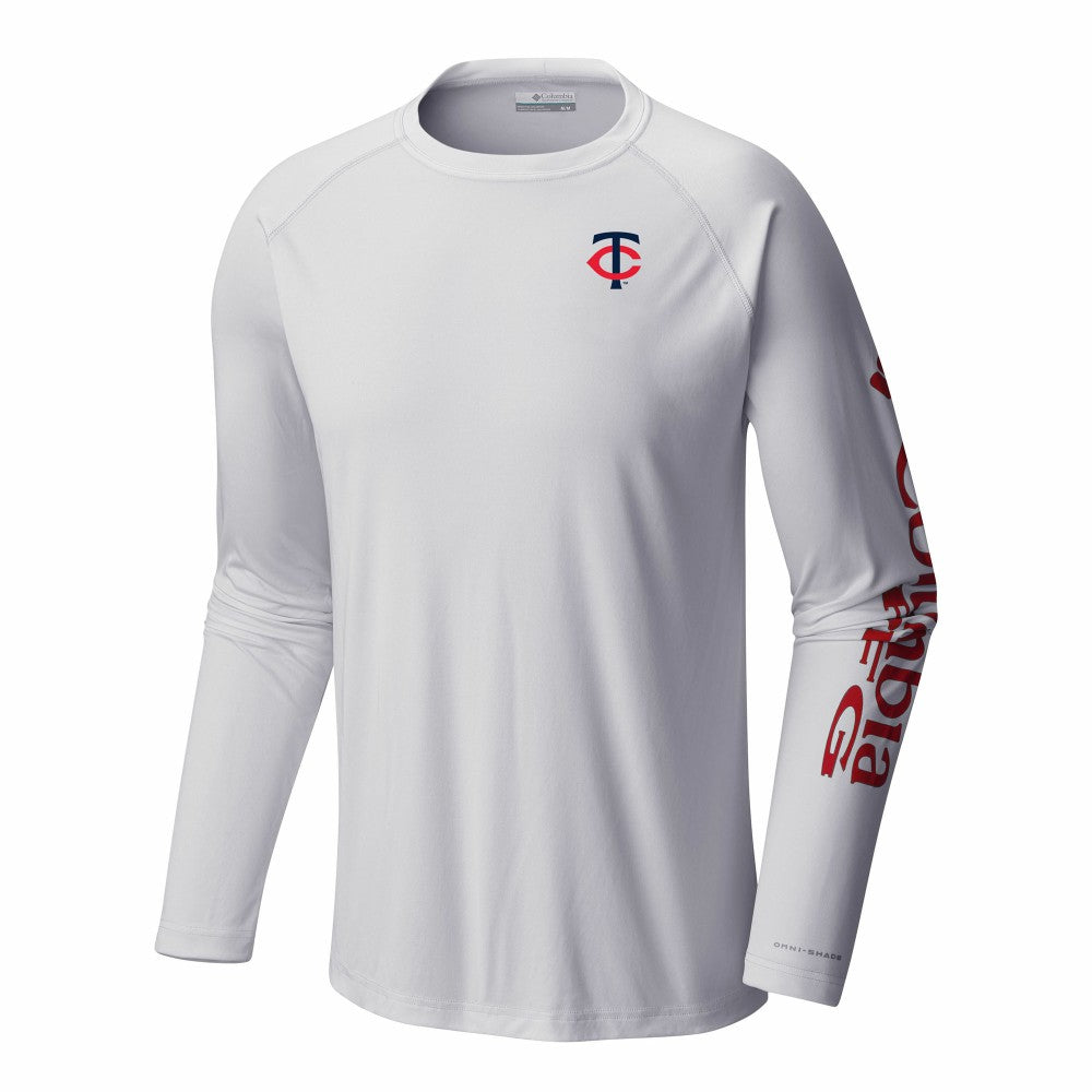 Minnesota Twins Columbia Terminal Tackle Long Sleeve Shirt - MLB