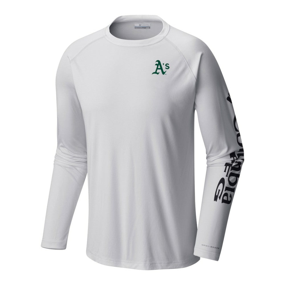 Athletics Columbia Terminal Tackle Long Sleeve Shirt - MLB