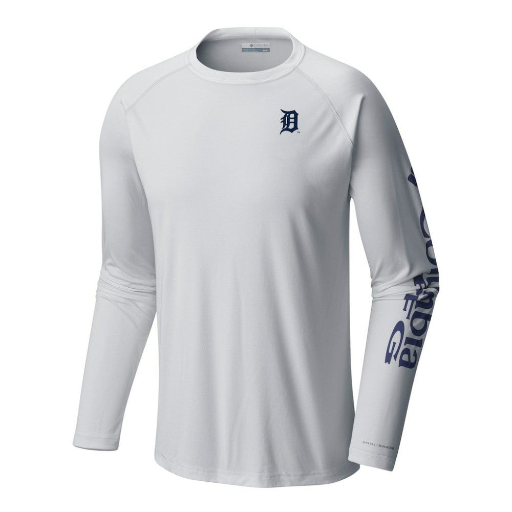 Detroit Tigers Columbia Terminal Tackle Long Sleeve Shirt - MLB