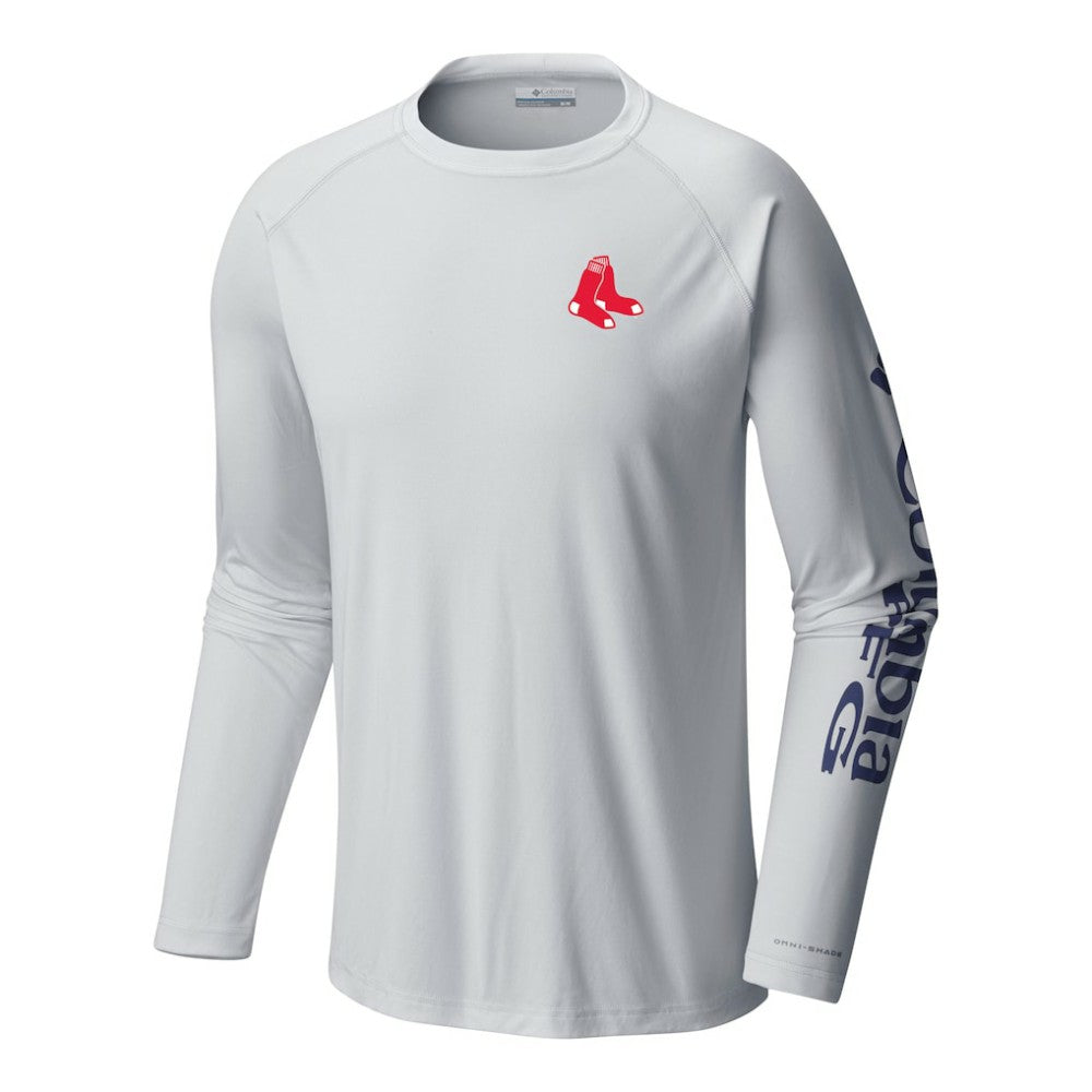 Boston Red Sox Columbia Terminal Tackle Long Sleeve Shirt - MLB