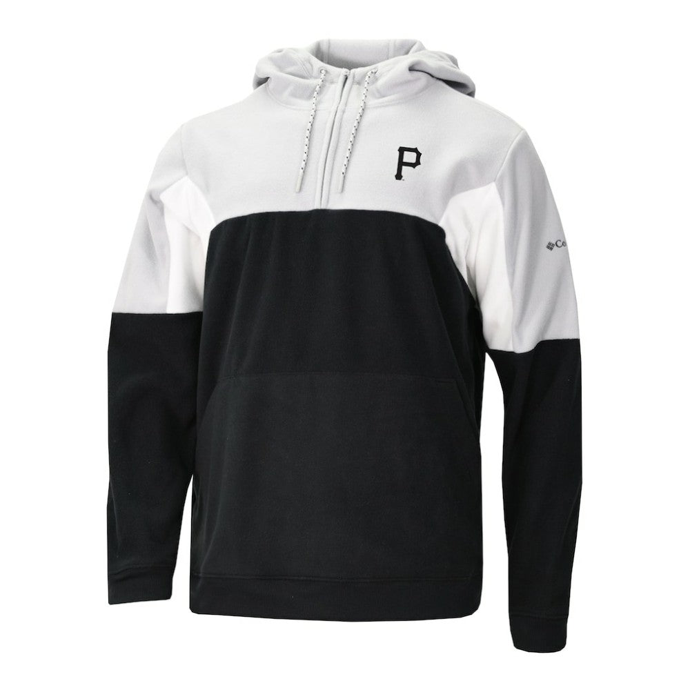 Pittsburgh Pirates Columbia Men's Lodge Fleece Quarter-Zip Hoodie - MLB