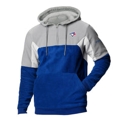 Toronto Blue Jays Columbia Men's Lodge Fleece Quarter-Zip Hoodie - MLB