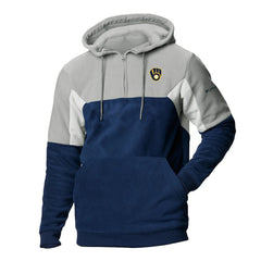 Milwaukee Brewers Columbia Lodge Fleece Quarter-Zip Hoodie - MLB