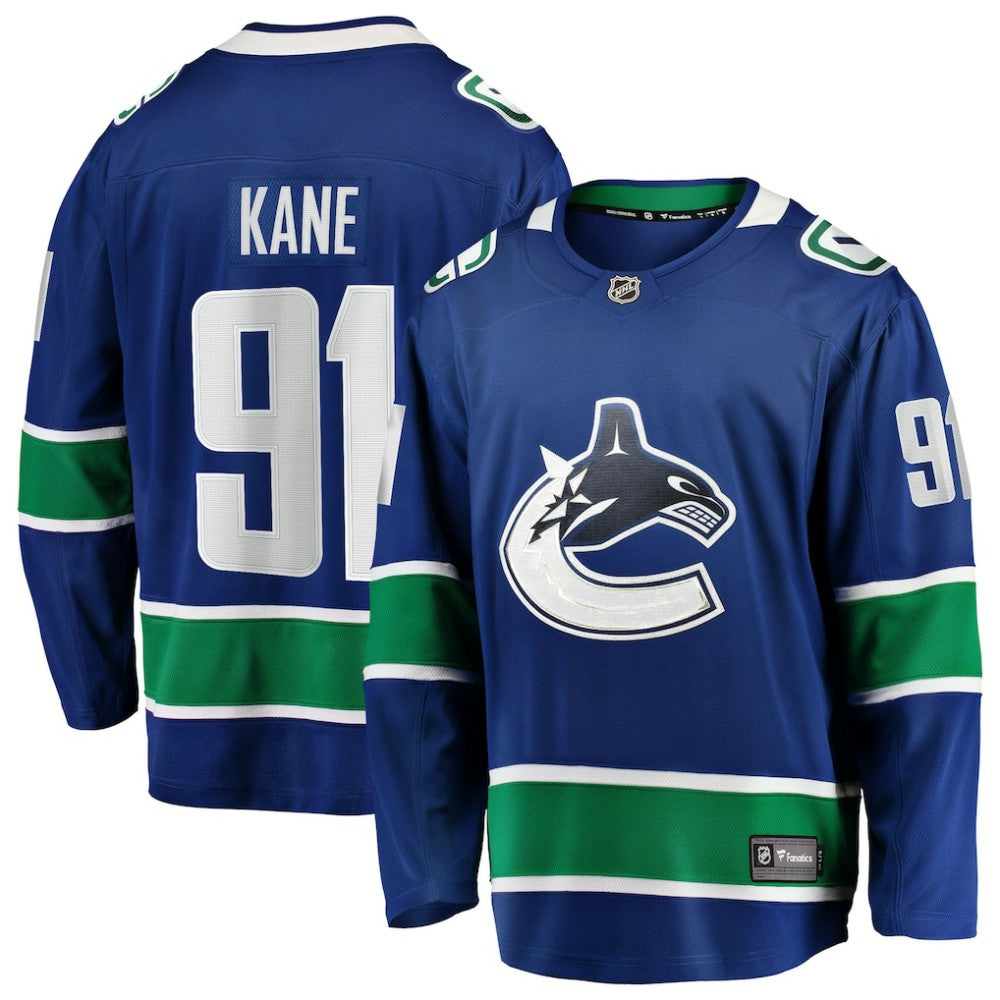 Evander Kane Vancouver Canucks Fanatics Home Breakaway Jersey - Blue - NHL