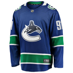 Evander Kane Vancouver Canucks Fanatics Home Breakaway Jersey - Blue - NHL