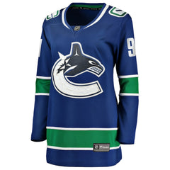 Evander Kane Vancouver Canucks Fanatics Women's Home Breakaway Player Jersey - Blue - NHL
