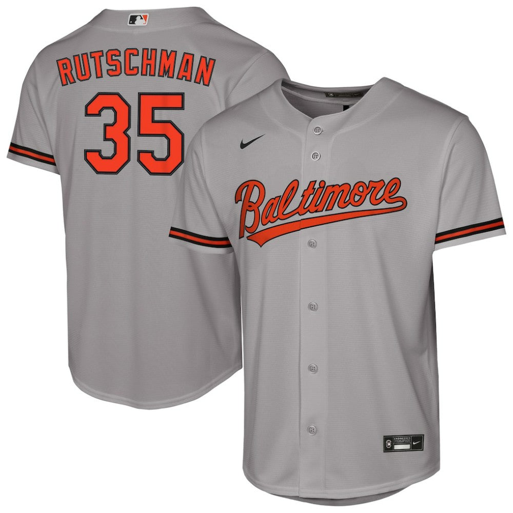 Adley Rutschman Baltimore Orioles Nike Youth Road Replica Jersey - MLB