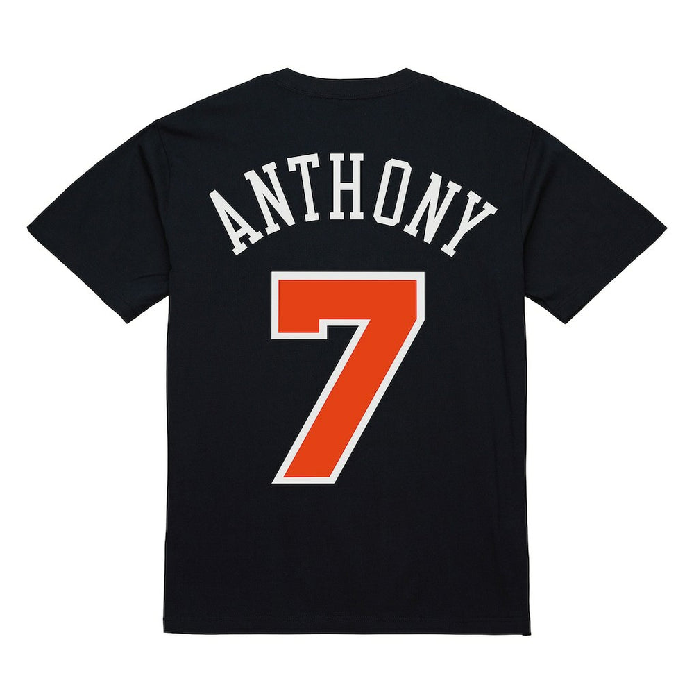 Carmelo Anthony New York Knicks Male Adult Black NBA ULTIMATE PLAYER NUMBER TEE - NBA