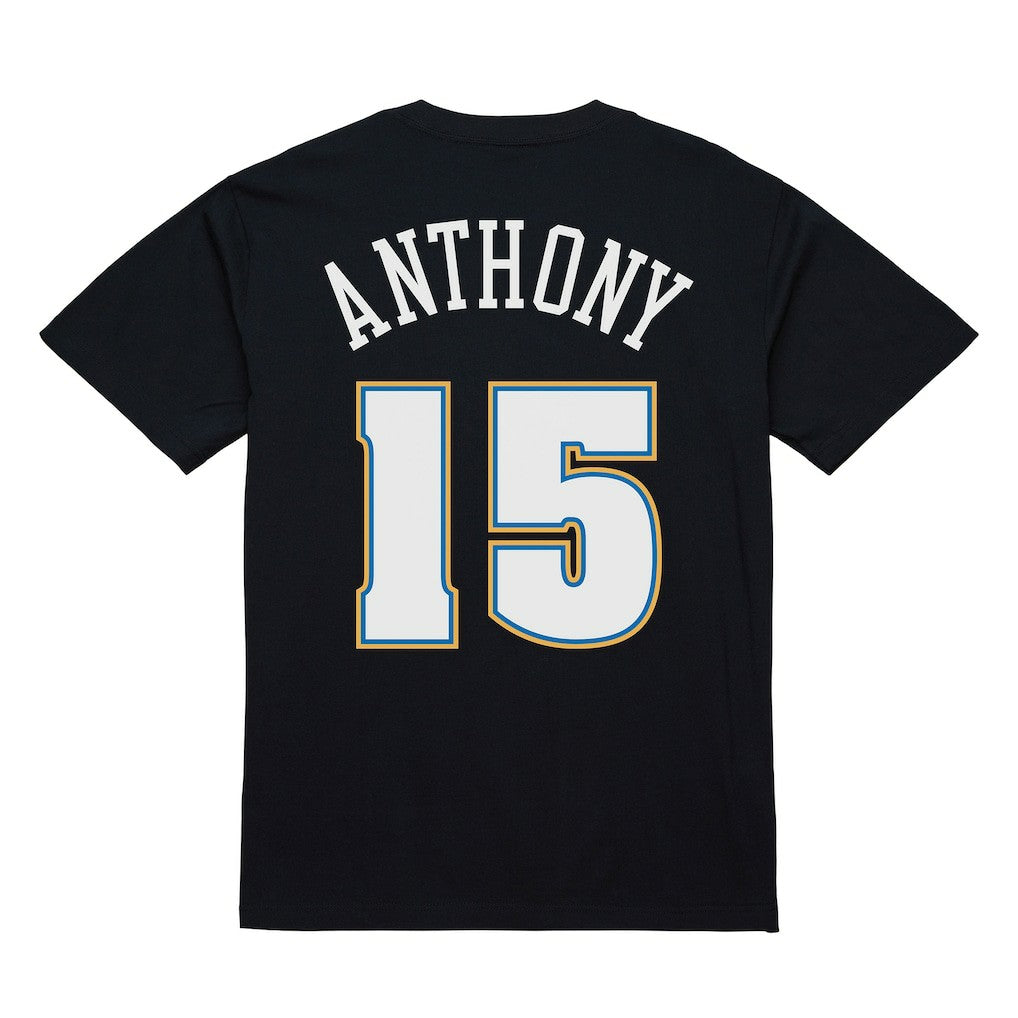 Carmelo Anthony Denver Nuggets Rookie Photo Name & Number T-Shirt Black - NBA