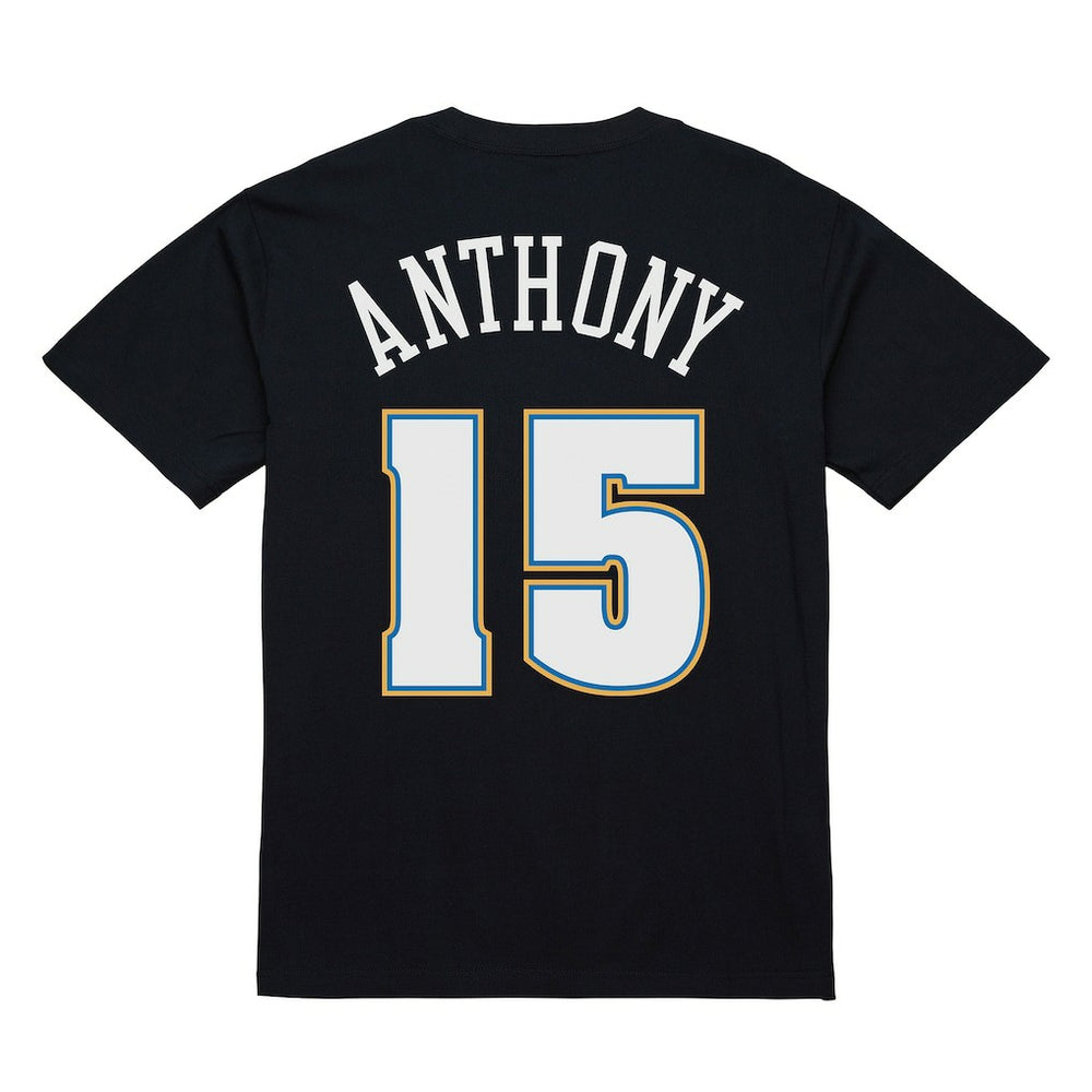 Carmelo Anthony Denver Nuggets Rookie Photo Name & Number T-Shirt Black - NBA