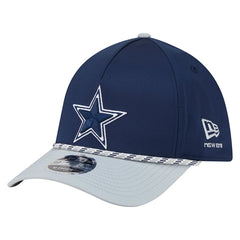 Dallas Cowboys Rope M-Crown A-Frame 39THIRTY Flex Hat Navy/Silver | NFL