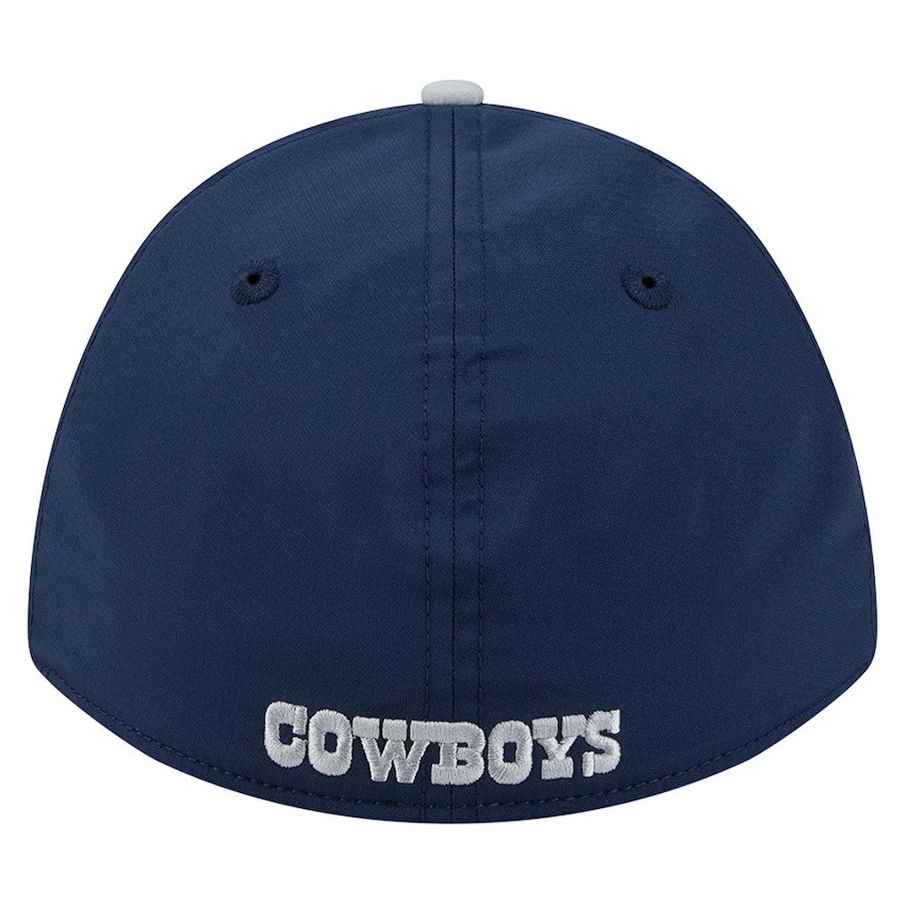 Dallas Cowboys Rope M-Crown A-Frame 39THIRTY Flex Hat Navy/Silver | NFL