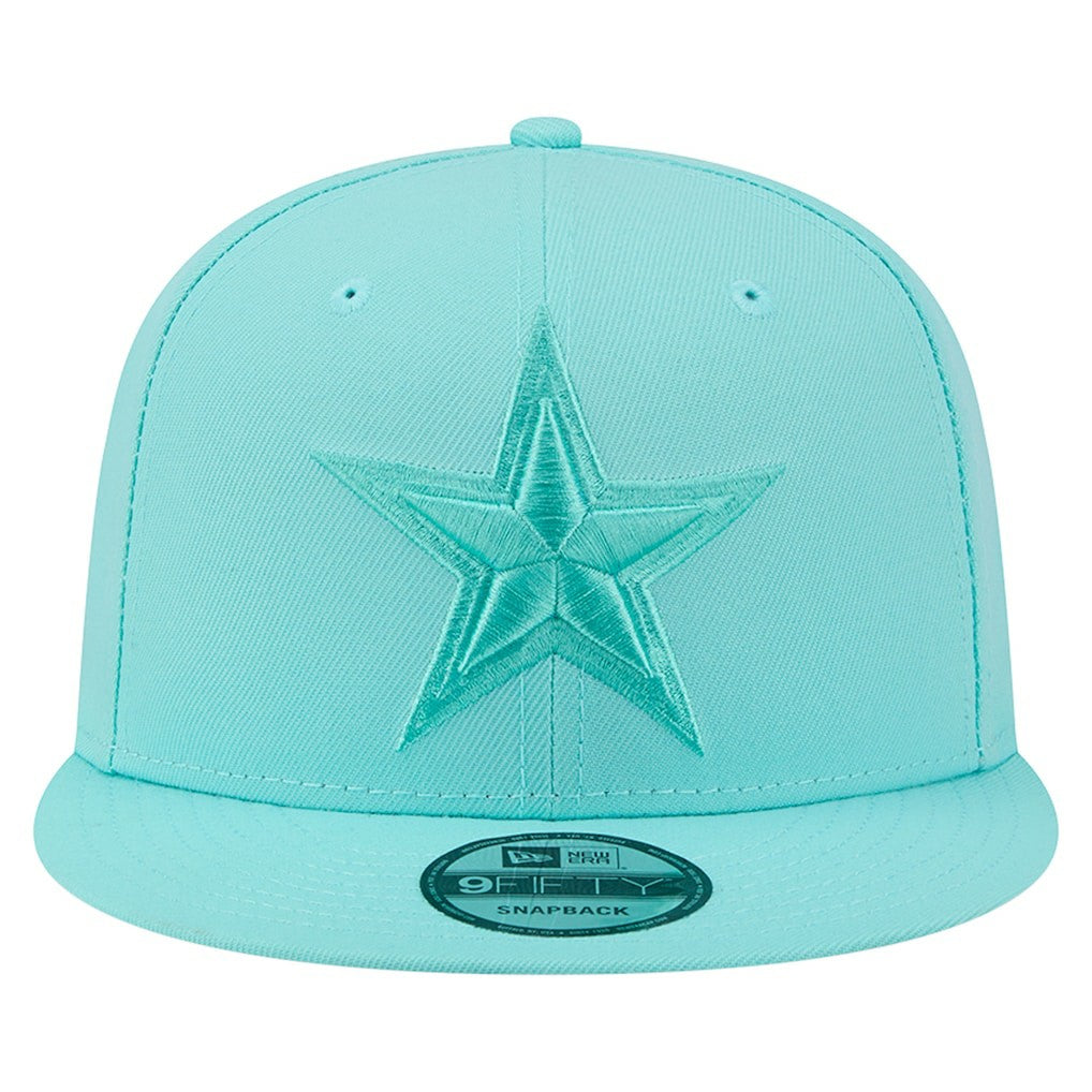 Dallas Cowboys New Era Colorpack 9FIFTY Snapback Hat Turquoise | NFL