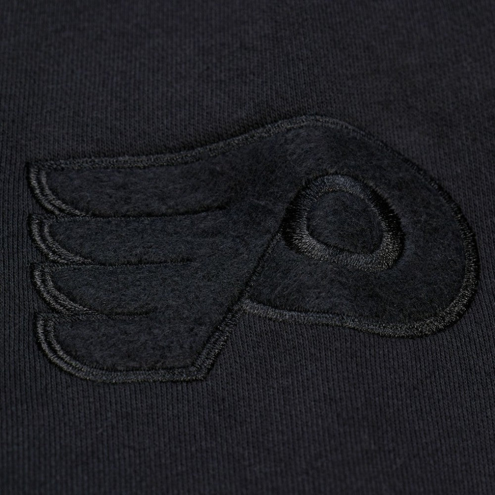 Philadelphia Flyers Mitchell & Ness Phantom Fleece Crew Neck Sweatshirt - Black - NHL