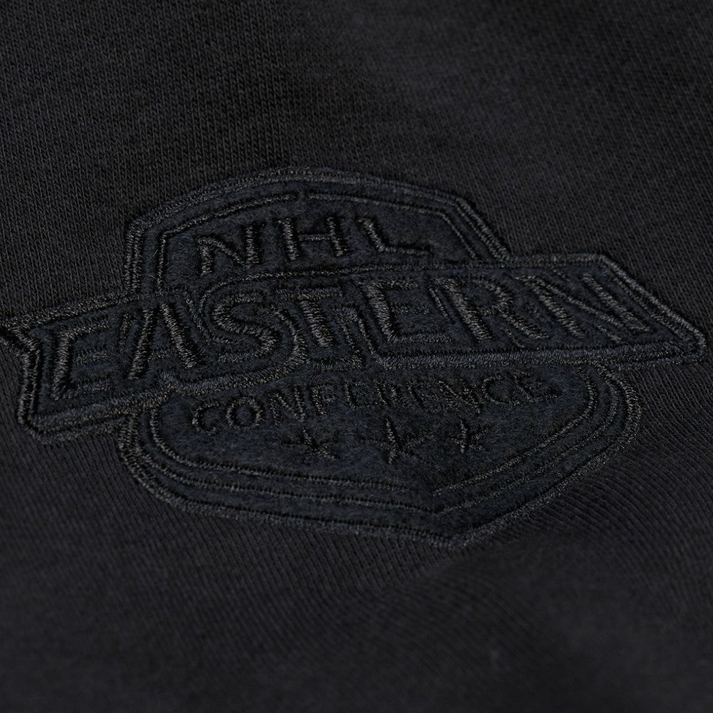 Detroit Red Wings Mitchell & Ness Phantom Fleece Crew Neck Sweatshirt - Black - NHL