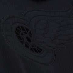 Detroit Red Wings Mitchell & Ness Phantom Fleece Hoodie - Black - NHL