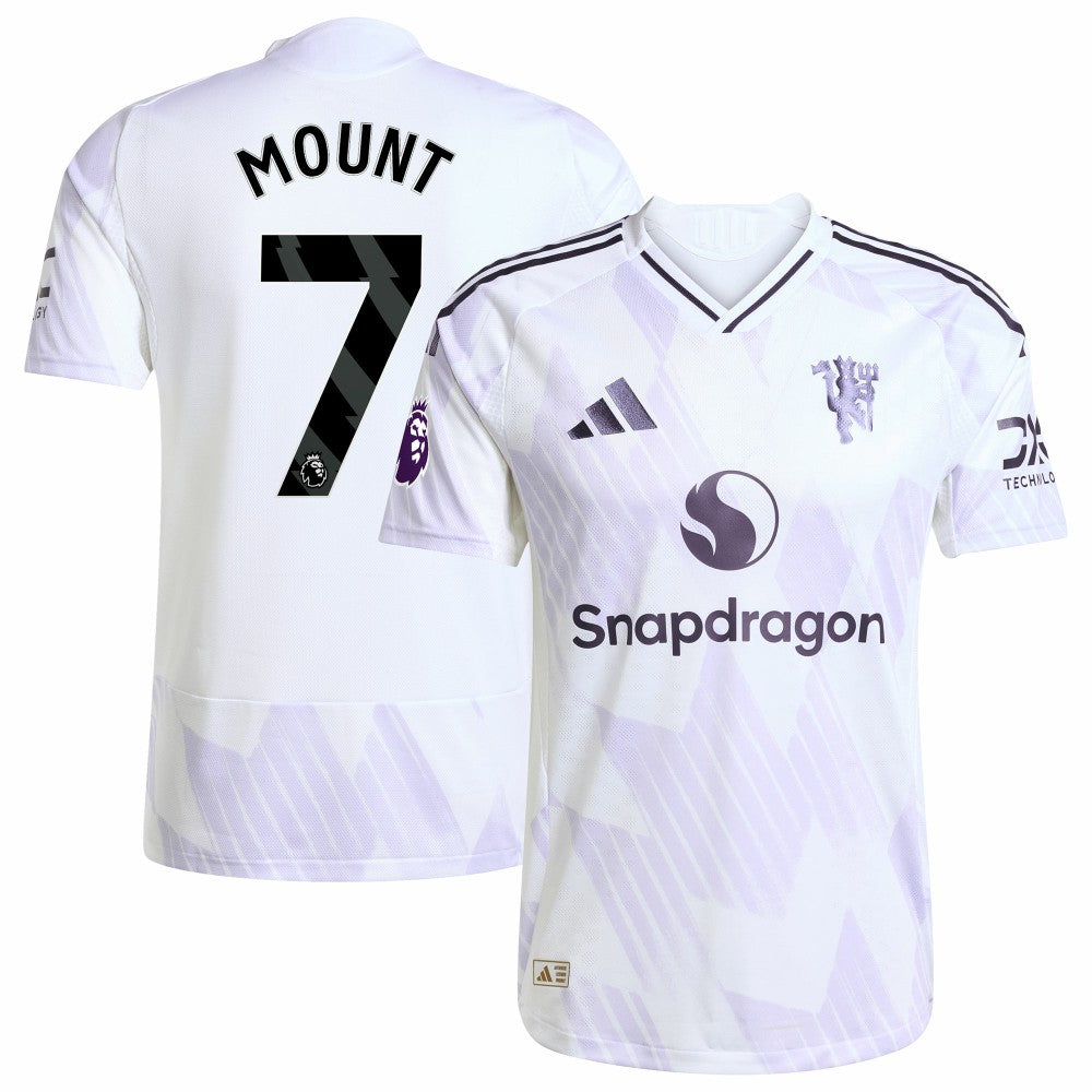Mason Mount Manchester United 2025/26 Away Player Jersey White | Adidas discount