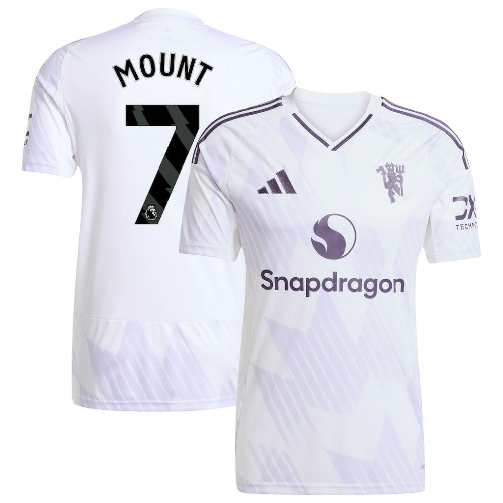 Mason Mount Manchester United 2025/26 Away Replica Player Jersey White | Adidas discount