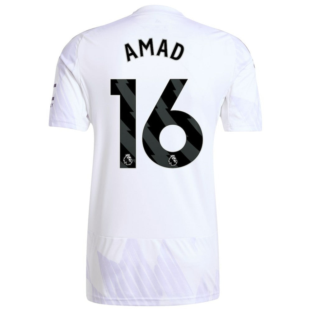 Amad Diallo Manchester United 2025/26 Away Replica Player Jersey White | Adidas Online