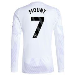 Mason Mount Manchester United 2025/26 Away Replica Long Sleeve Player Jersey White | Adidas discount