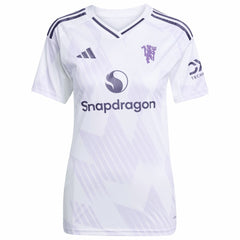 Bruno Fernandes Manchester United Women's 2025/26 Away Replica Player Jersey White | Adidas Sale