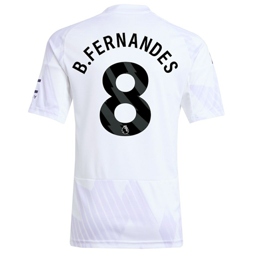 Bruno Fernandes Manchester United Youth 2025/26 Away Replica Player Jersey White | Adidas online