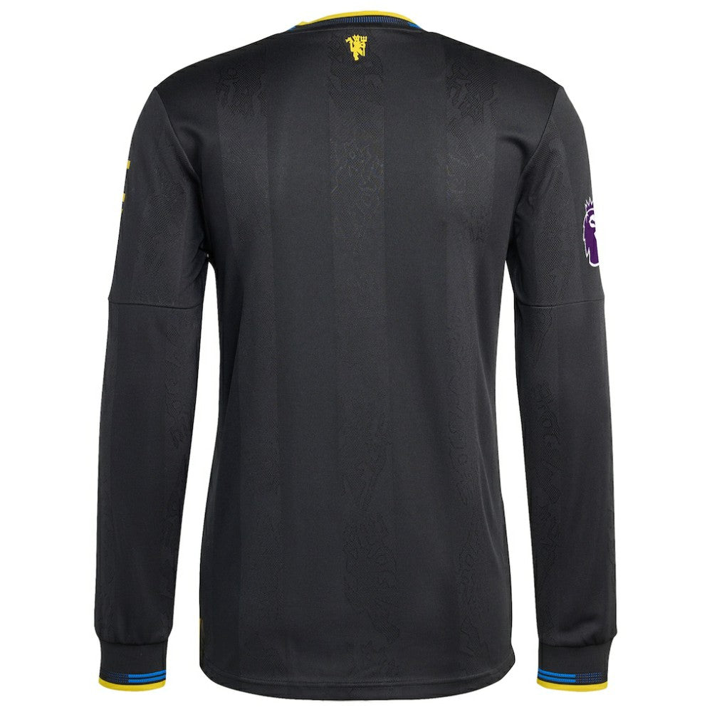 Manchester United 2025/26 Third Long Sleeve Jersey Black | Adidas discount