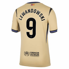 Robert Lewandowski Barcelona 2025/26 Away Stadium Replica Jersey Gold | Nike cheap