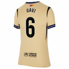 Gavi Barcelona Women's 2025/26 Away Stadium Replica Jersey Gold | Nike discount