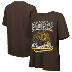San Diego Padres Majestic Threads Women's Oversized First Base T-Shirt - MLB