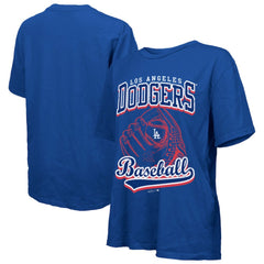 Los Angeles Dodgers Majestic Threads Women's Oversized First Base T-Shirt - MLB