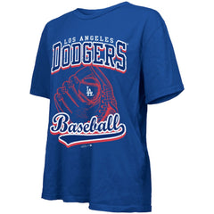Los Angeles Dodgers Majestic Threads Women's Oversized First Base T-Shirt - MLB