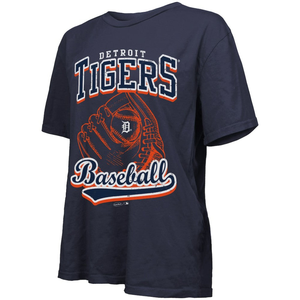 Detroit Tigers Majestic Threads Women's Oversized First Base T-Shirt - MLB