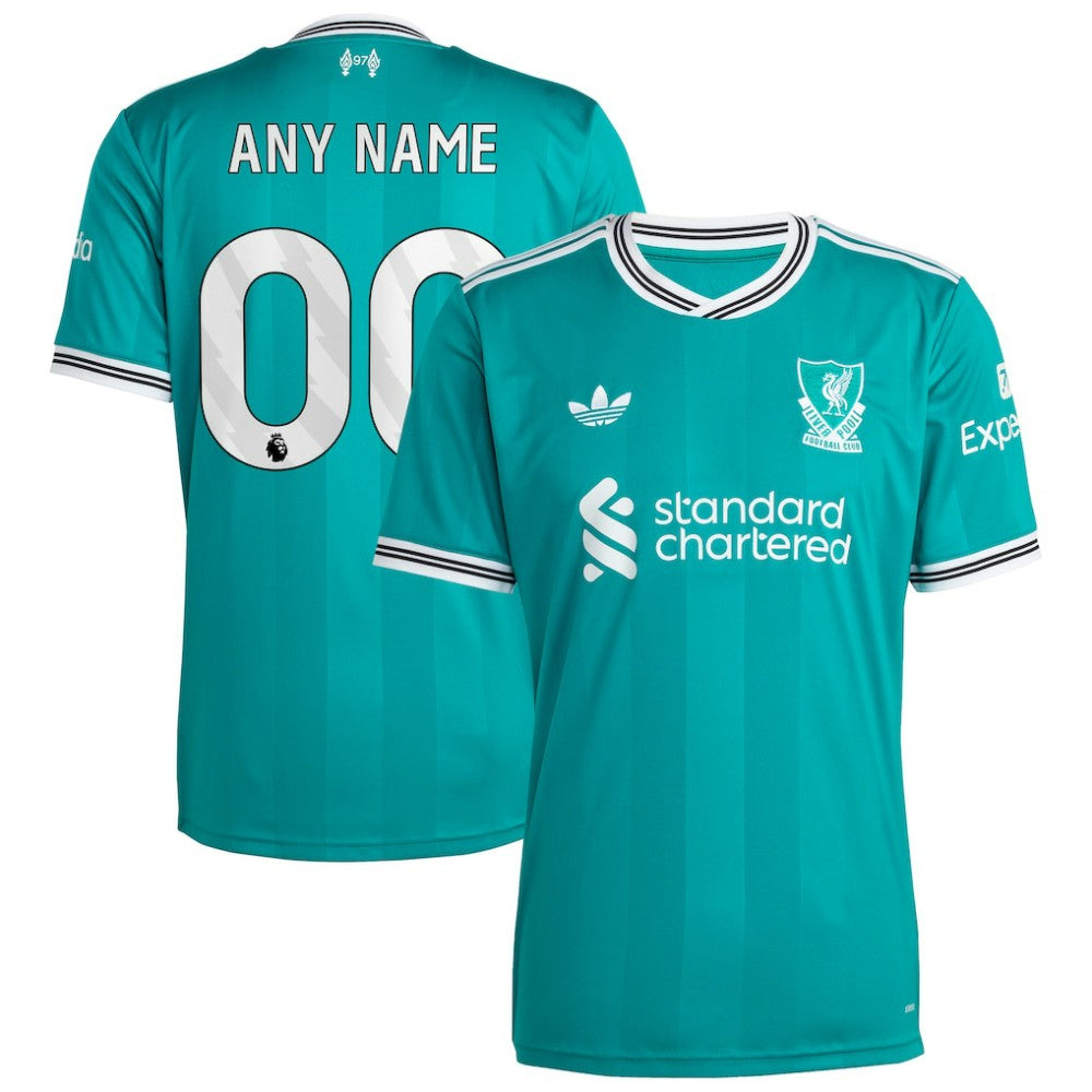 Liverpool 2025/26 Third Replica Custom Jersey Green | Adidas Online