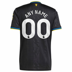 Manchester United 2025/26 Third Replica Custom Jersey Black | Adidas cheap