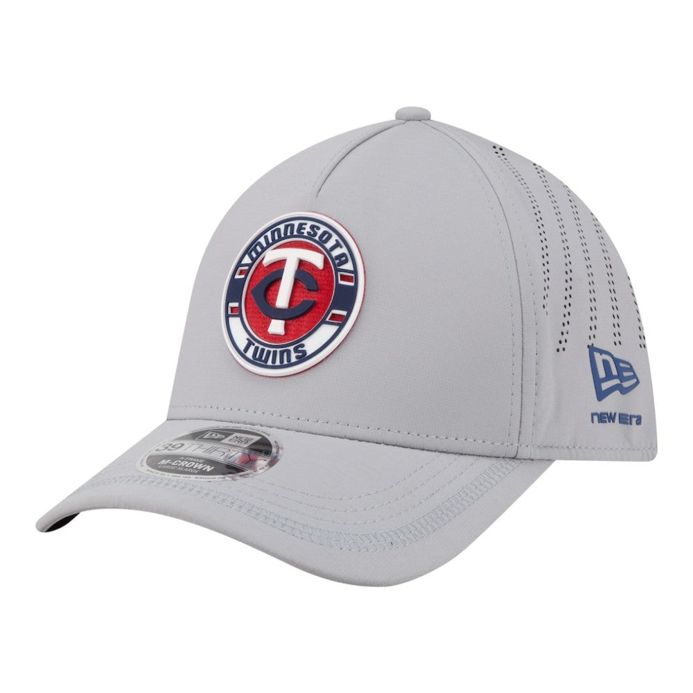 Minnesota Twins New Era Patch 39THIRTY A-Frame M-Crown Perforated Flex Hat - MLB