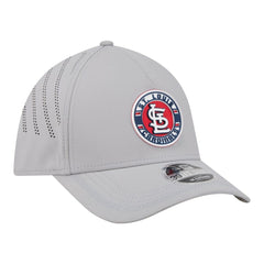St. Louis Cardinals New Era Patch 39THIRTY A-Frame M-Crown Perforated Flex Hat - MLB