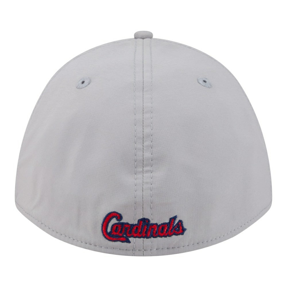 St. Louis Cardinals New Era Patch 39THIRTY A-Frame M-Crown Perforated Flex Hat - MLB