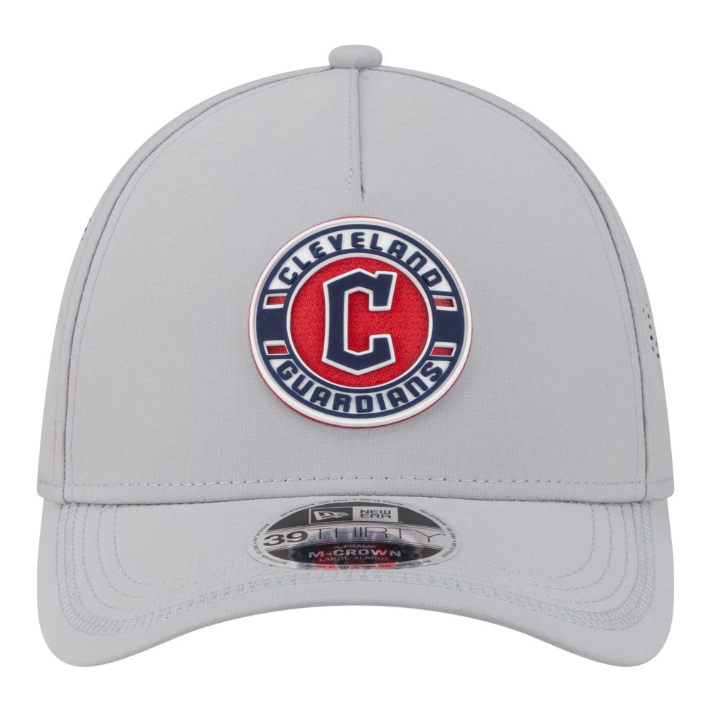 Cleveland Guardians New Era Patch 39THIRTY A-Frame M-Crown Perforated Flex Hat - MLB