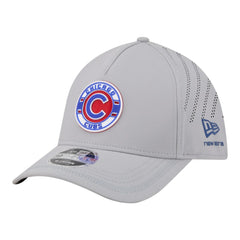 Chicago Cubs New Era Patch 39THIRTY A-Frame M-Crown Perforated Flex Hat - MLB