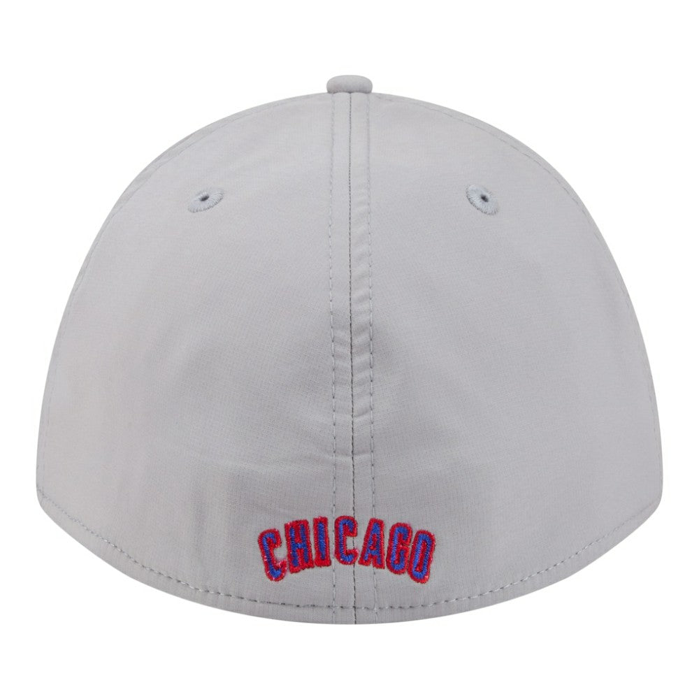 Chicago Cubs New Era Patch 39THIRTY A-Frame M-Crown Perforated Flex Hat - MLB