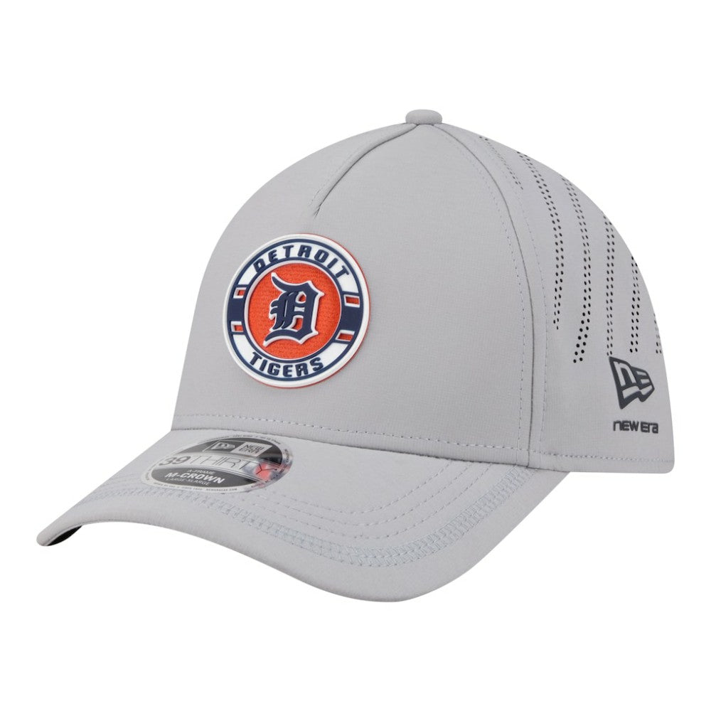 Detroit Tigers New Era Patch 39THIRTY A-Frame M-Crown Perforated Flex Hat - MLB