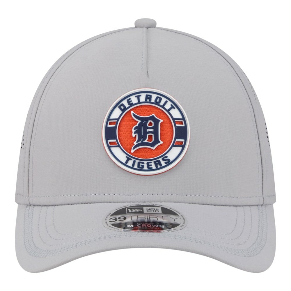 Detroit Tigers New Era Patch 39THIRTY A-Frame M-Crown Perforated Flex Hat - MLB