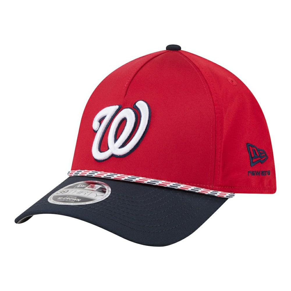 Washington Nationals New Era Rope M-Crown A-Frame 39THIRTY Flex Hat - MLB