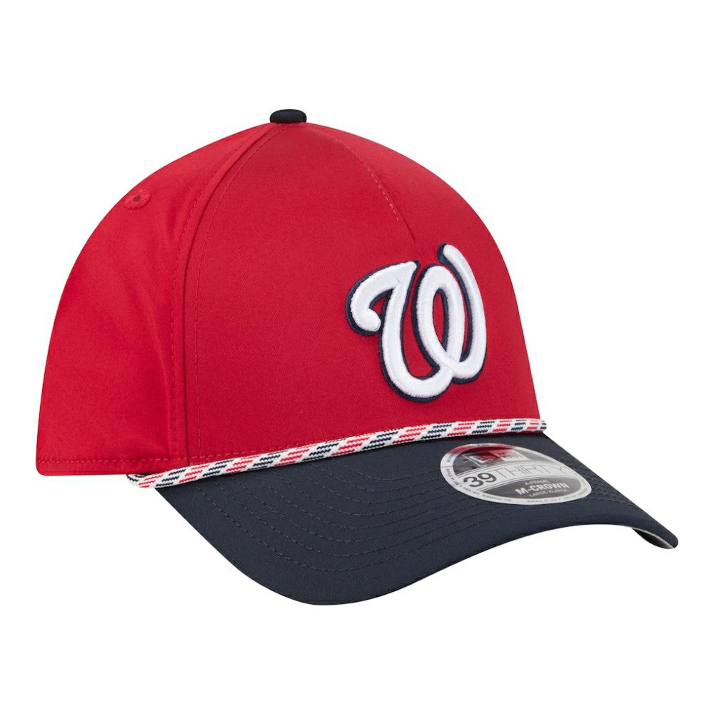 Washington Nationals New Era Rope M-Crown A-Frame 39THIRTY Flex Hat - MLB