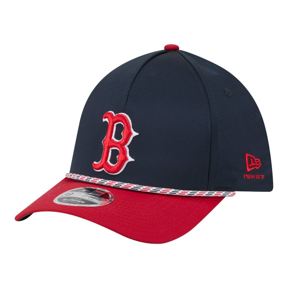 Boston Red Sox New Era Rope M-Crown A-Frame 39THIRTY Flex Hat - MLB