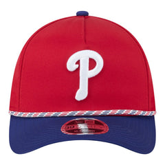 Philadelphia Phillies New Era Rope M-Crown A-Frame 39THIRTY Flex Hat - MLB