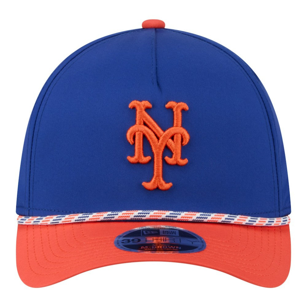 New York Mets New Era Rope M-Crown A-Frame 39THIRTY Flex Hat - MLB