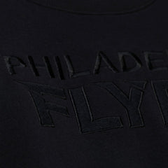 Philadelphia Flyers Mitchell & Ness Unisex Phantom Fleece Crew Neck Sweatshirt - Black - NHL
